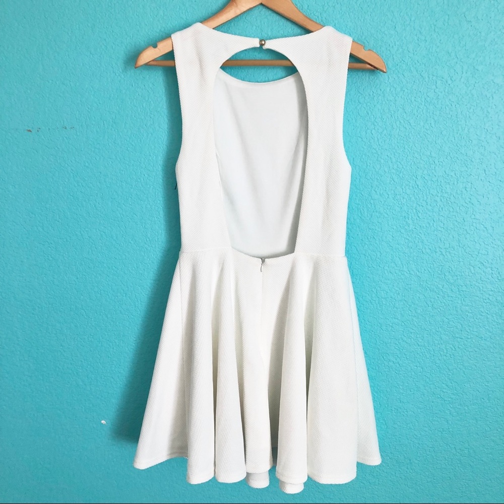 Lulus Gal About Town White Skater Dress - Picture 6 of 7